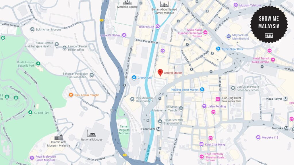 central-market-malaysia-map