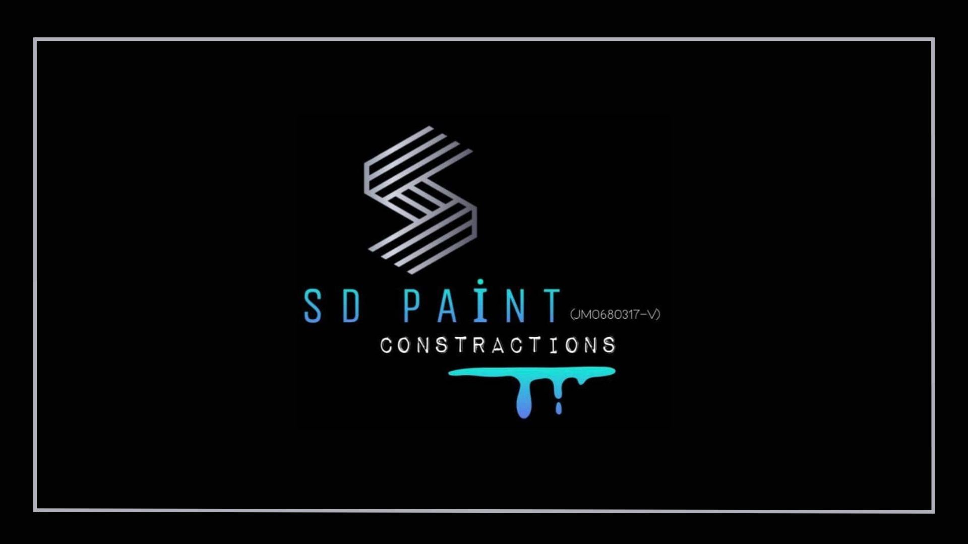 sd paint and construction logo