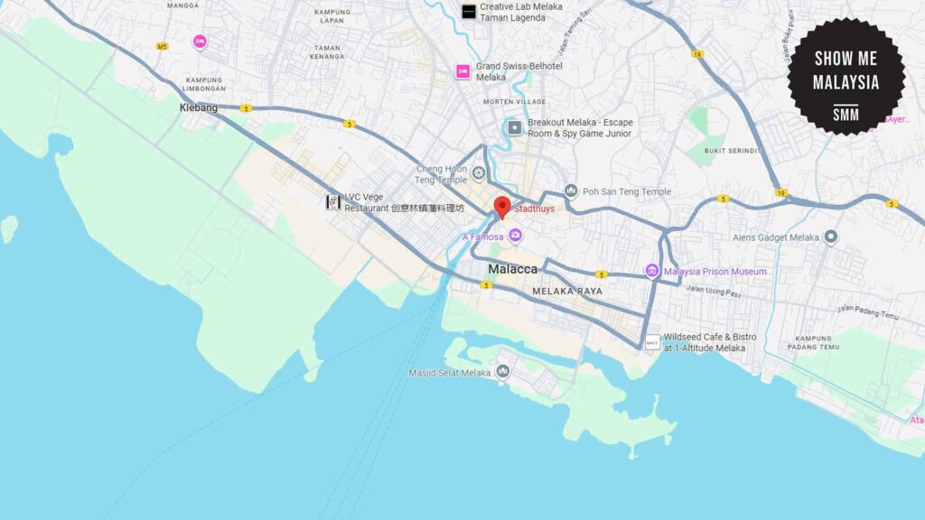 stadthuys-in-melaka-map