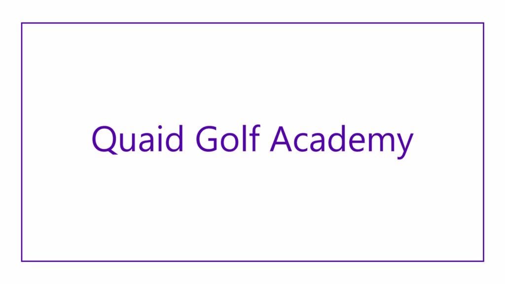 quaid-golf-academy