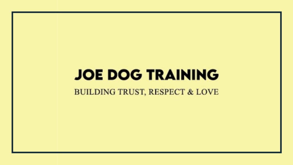 joe-dog-training