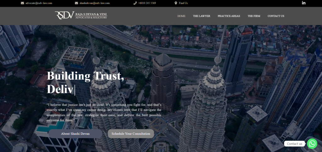 rsdv law homepage